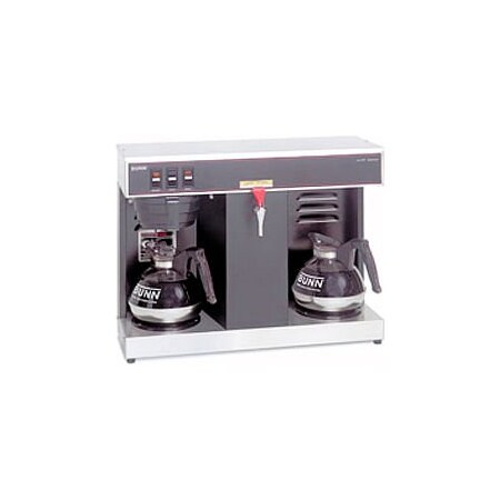 Bunn Bunn 0 - VLPF, Coffee Brewer, 2 Warmers, Plumbed, Black, Hot Water Spigot, 120V 7400.0005